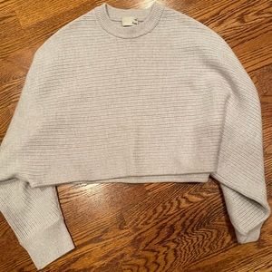 Wilfred free raglan sleeve grey sweater
